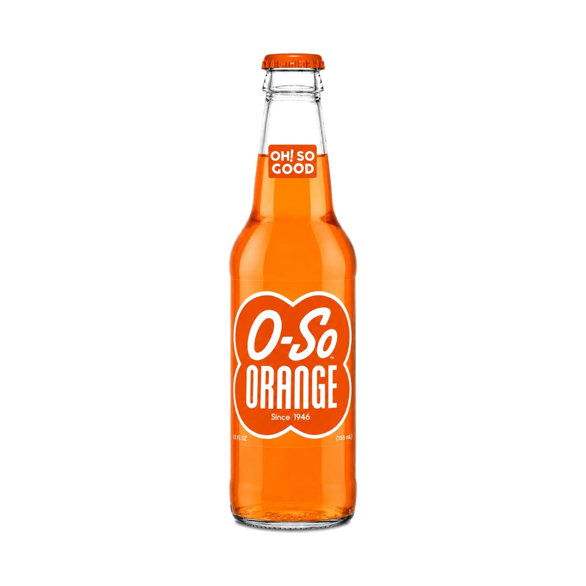 O-SO Orange Soda bottle