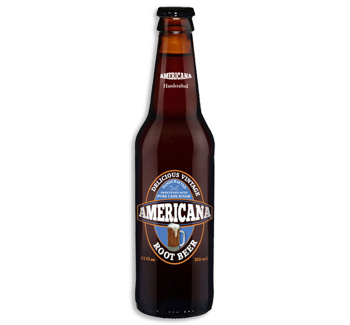 Americana Root Beer bottle