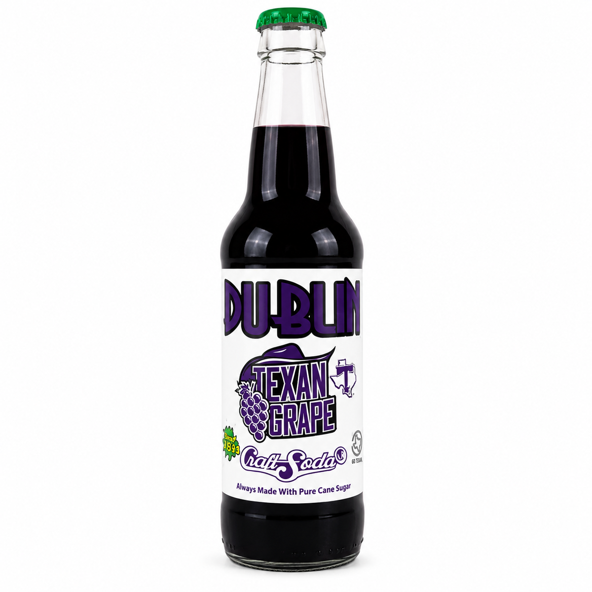 Dublin Retro Grape Soda bottle