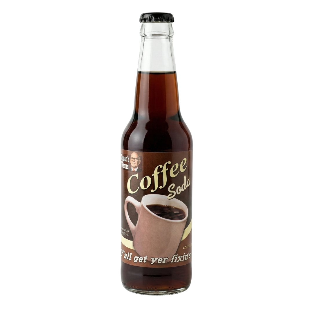 Lester's Fixins Coffee Soda bottle