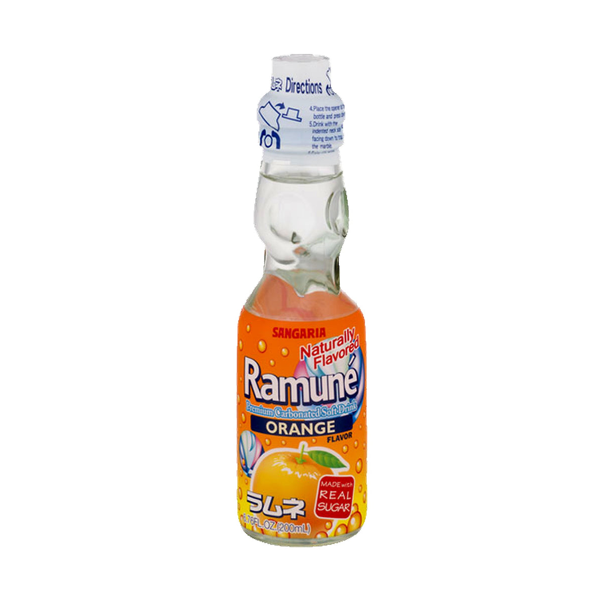 Sangaria Ramune Orange bottle