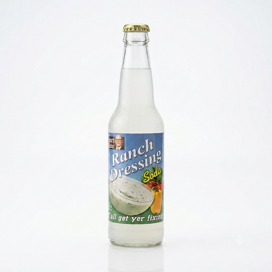 Lester's Fixins Ranch Dressing Soda bottle