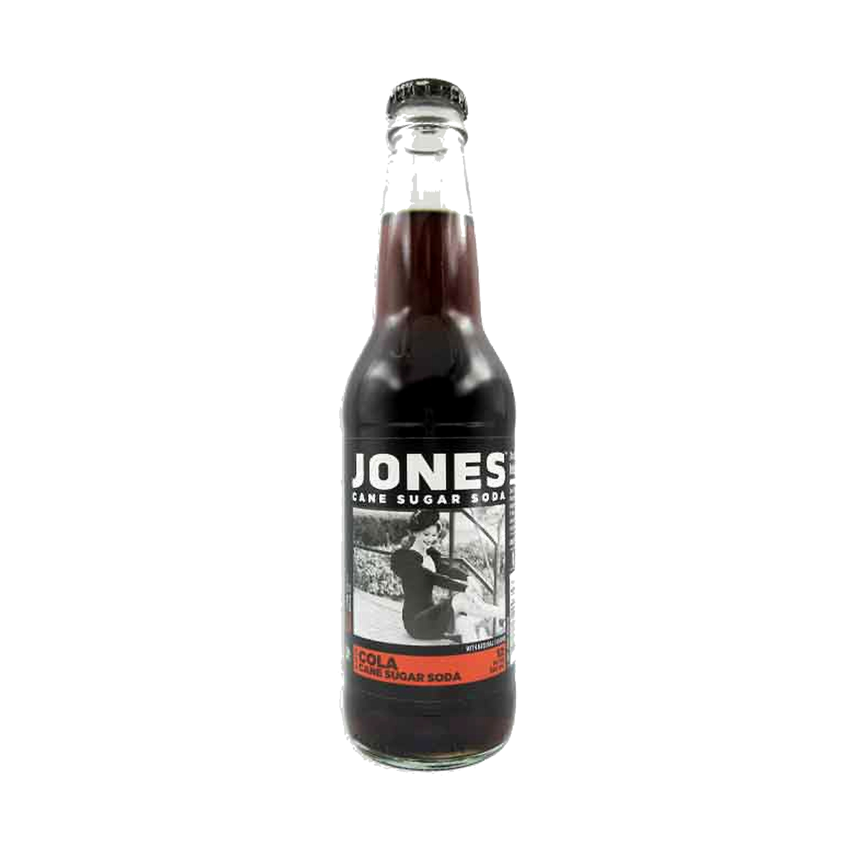 Jones Soda Pure Cane Sugar Cola bottle