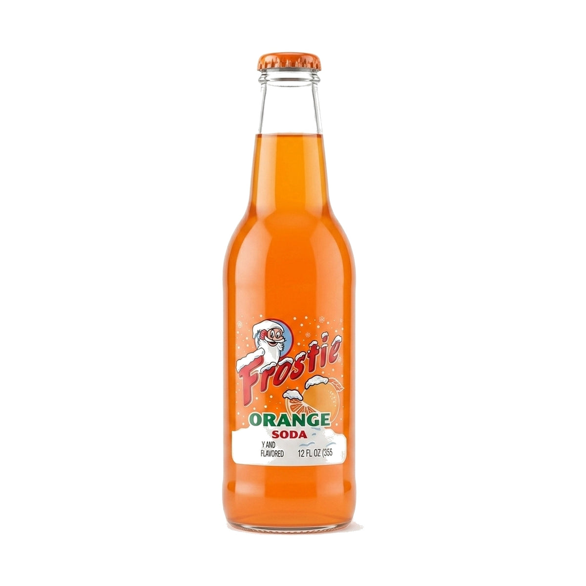 Frostie Orange Soda bottle
