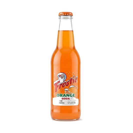 Frostie Orange Soda bottle