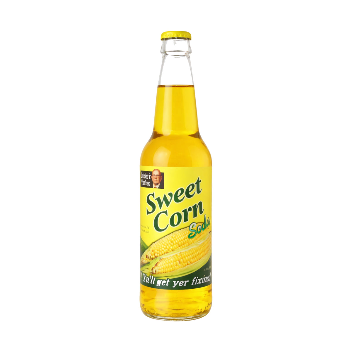 Lester's Fixins Sweet Corn Soda bottle