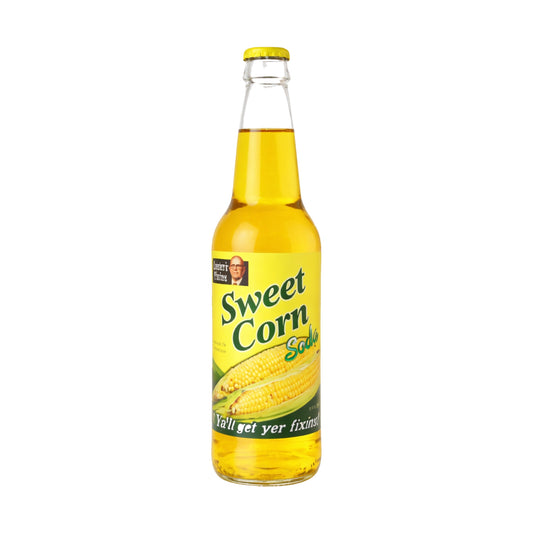 Lester's Fixins Sweet Corn Soda bottle