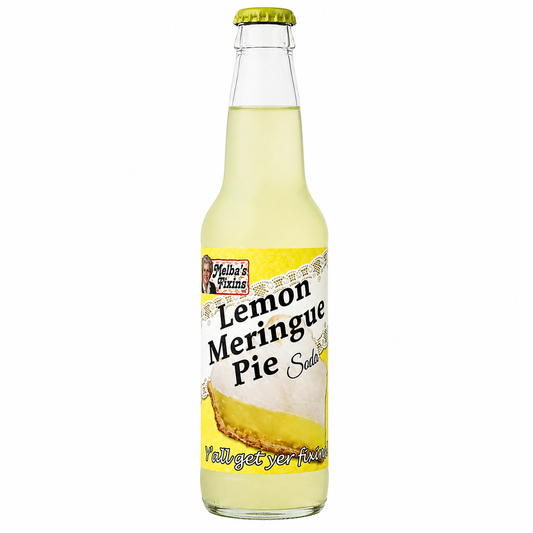 Melba's Fixins Lemon Meringue Pie Soda bottle