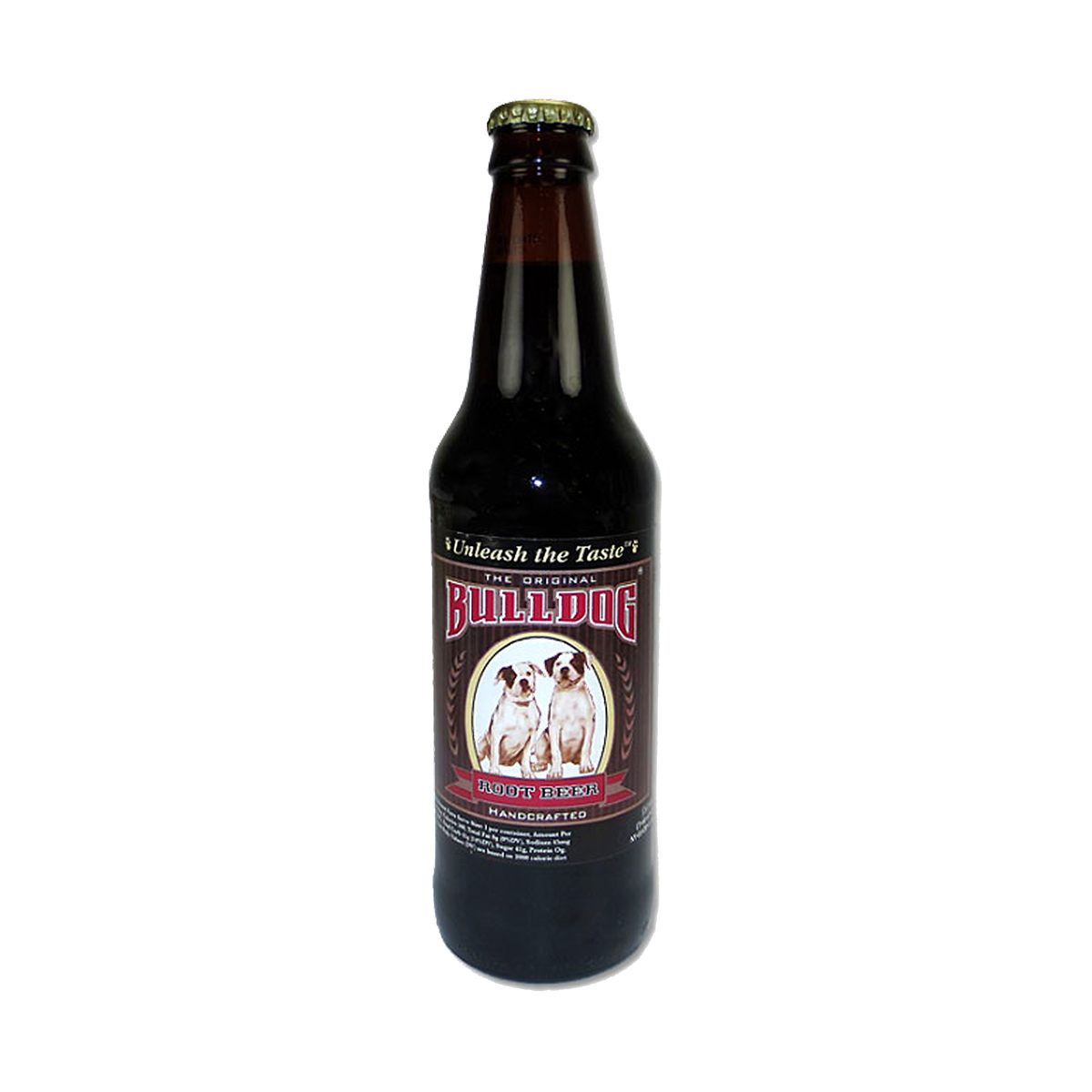 Bulldog Root Beer bottle