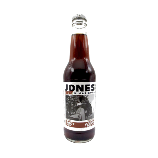 Jones Soda Root Beer Zero bottle