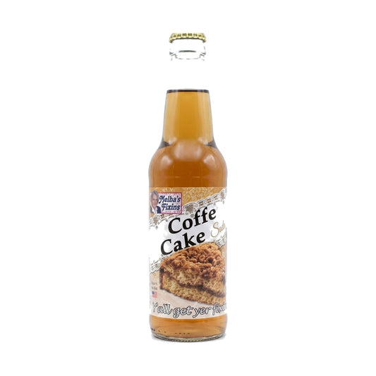 Melba's Fixins Coffee Cake Soda bottle