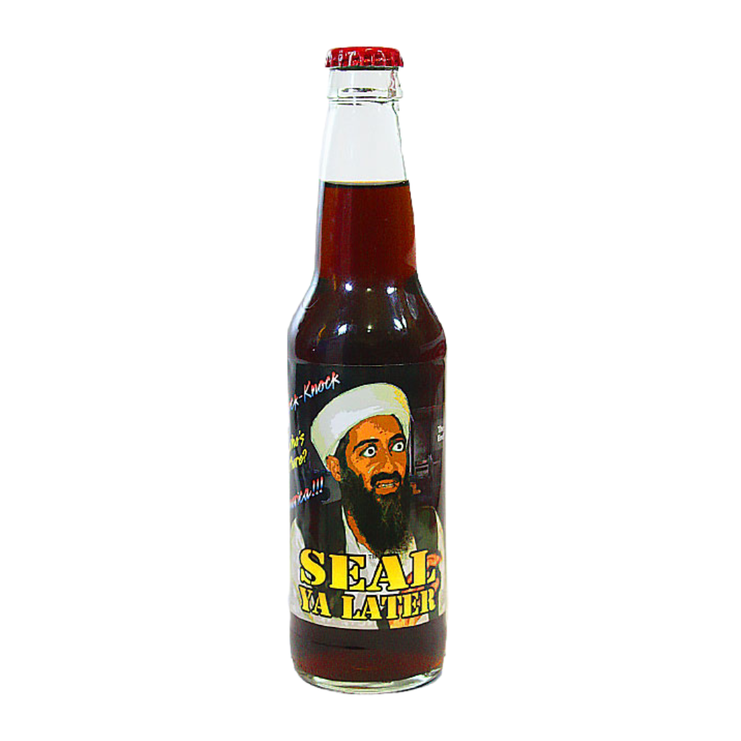 Rocket Fizz Seal Ya Later soda bottle