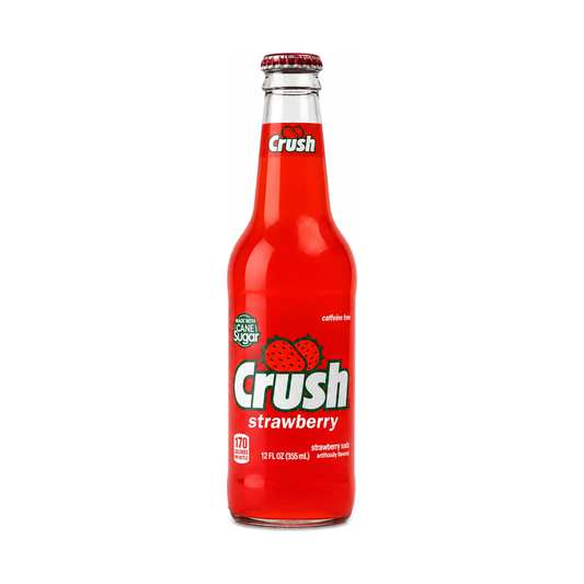 Crush Strawberry Soda bottle