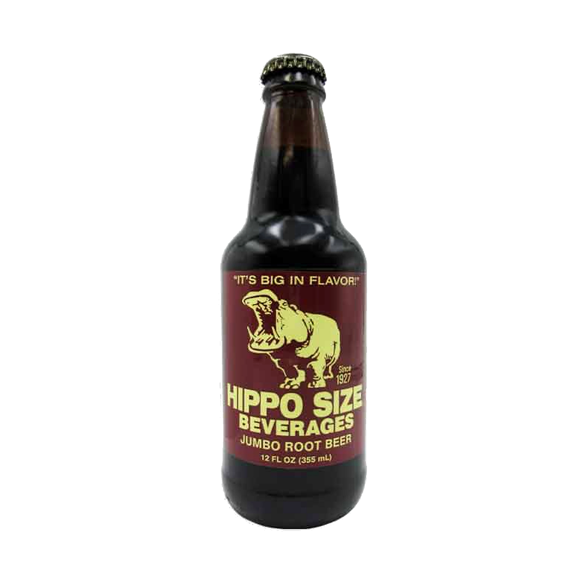 Hippo Jumbo Root Beer bottle