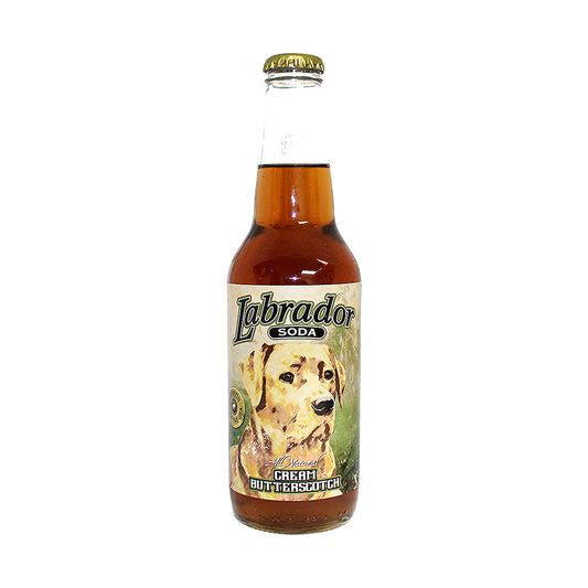 Labrador Cream Butterscotch Soda bottle