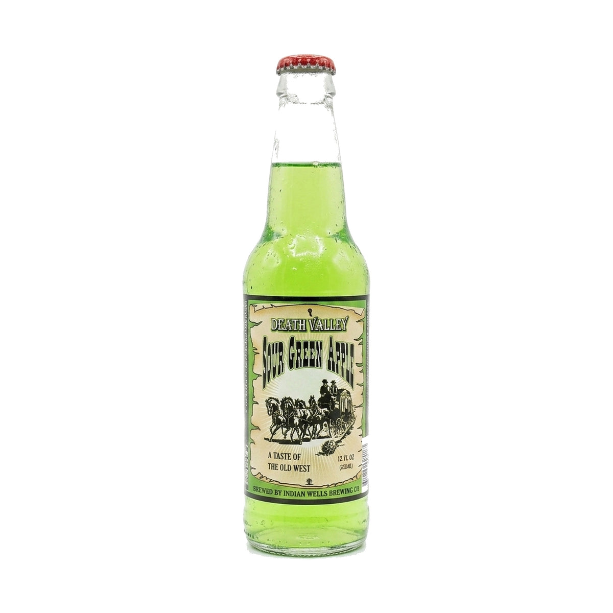Death Valley Sour Green Apple Soda bottle