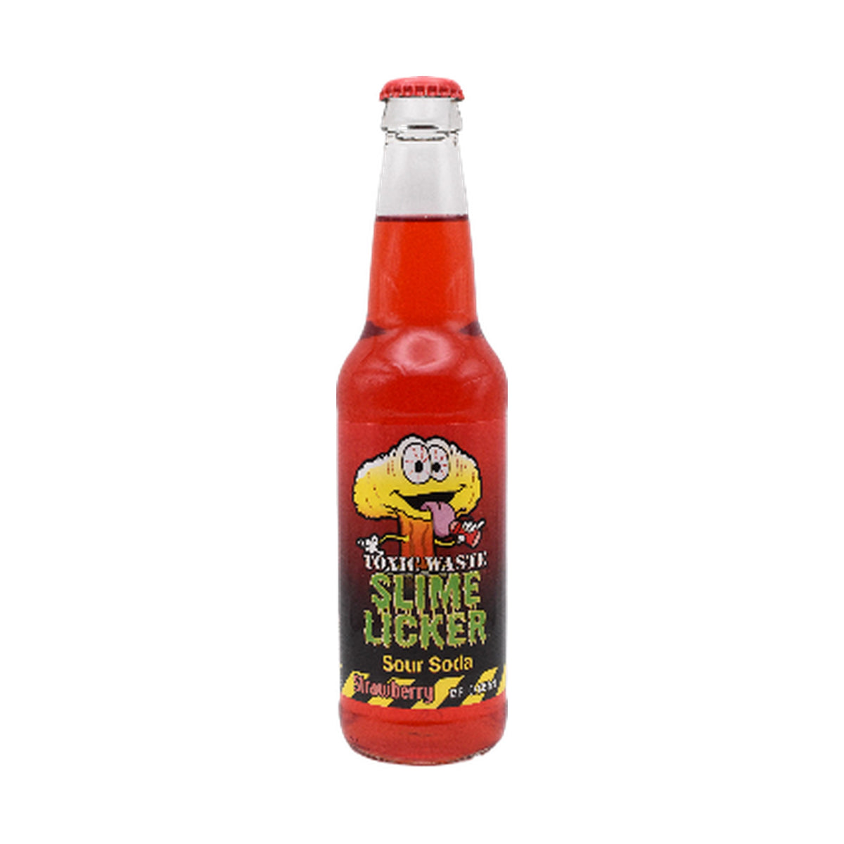 Toxic Waste Strawberry Sour soda bottle