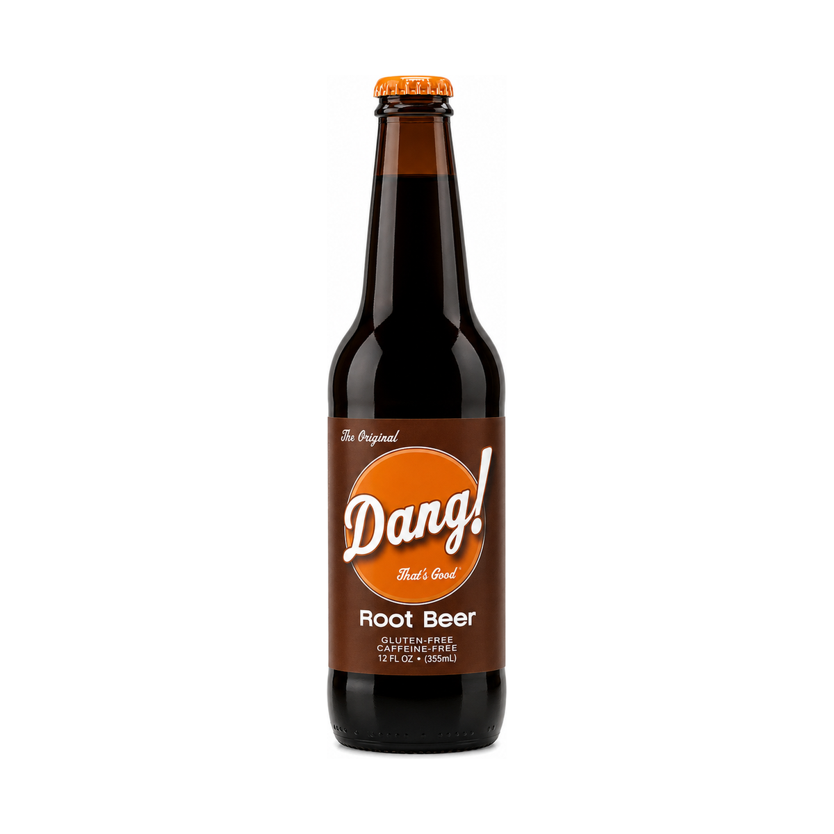 Dang! Root Beer bottle