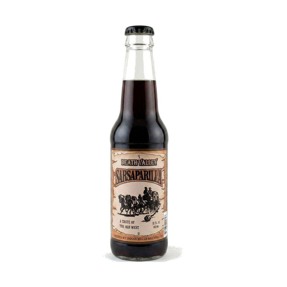 Death Valley Sarsaparilla Soda bottle