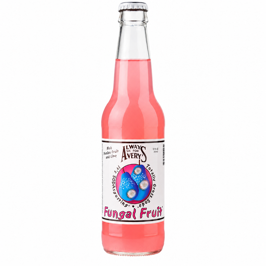 Avery's Fungal Fruit Soda bottle