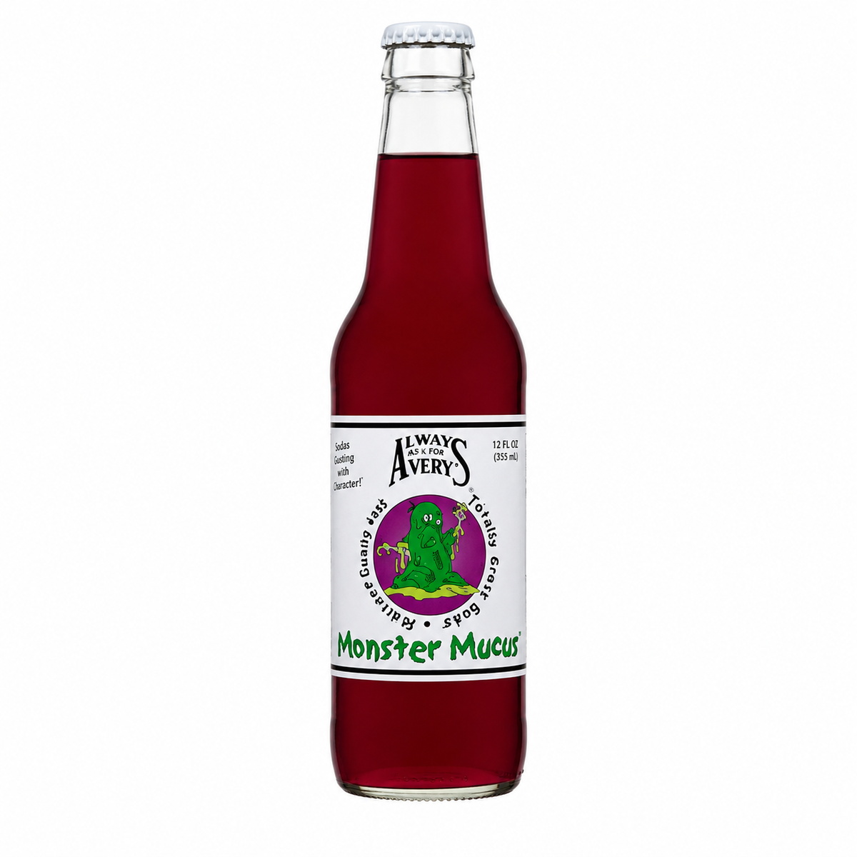 Avery's Monster Mucus Soda bottle