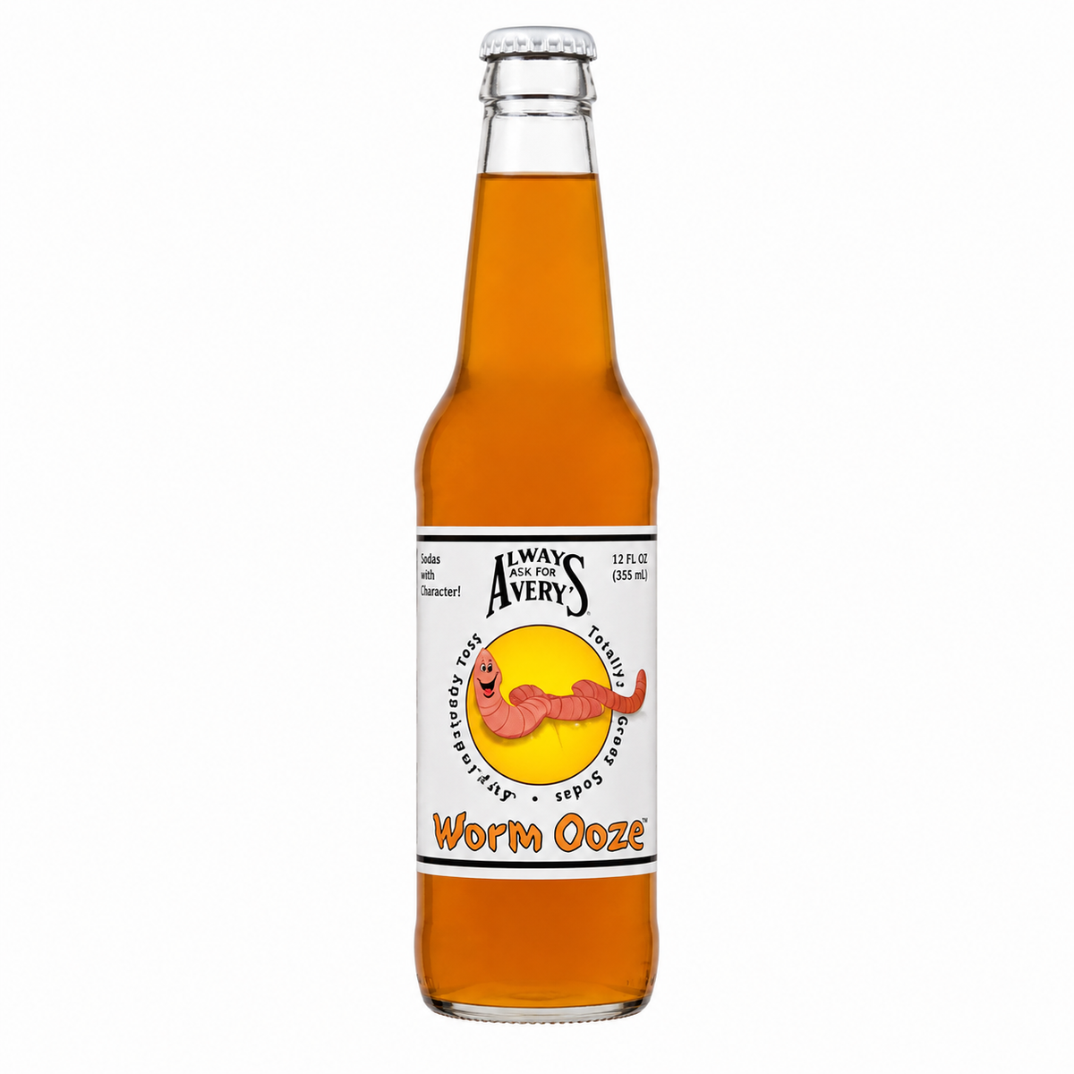 Avery's Worm Ooze Soda bottle