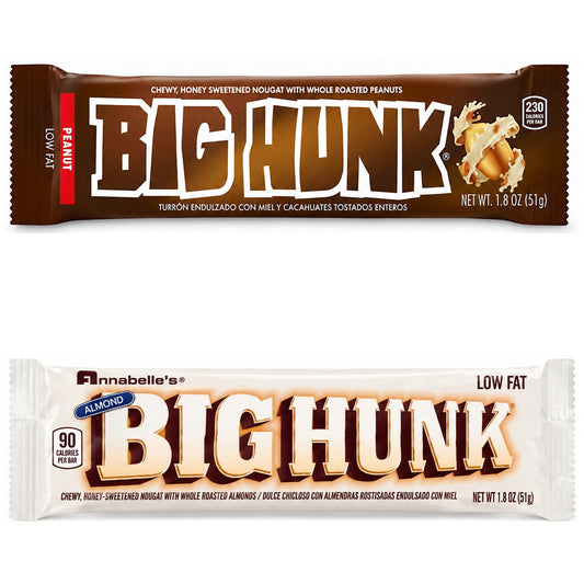 Big Hunk Variety Pack original peanut and almond bars
