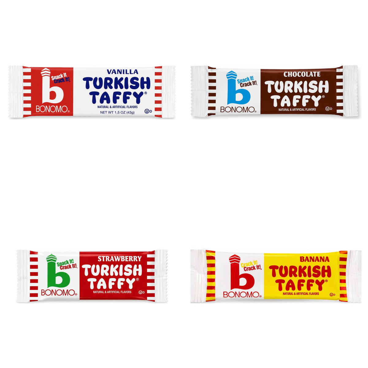 Bonomo Turkish Taffy Variety Pack