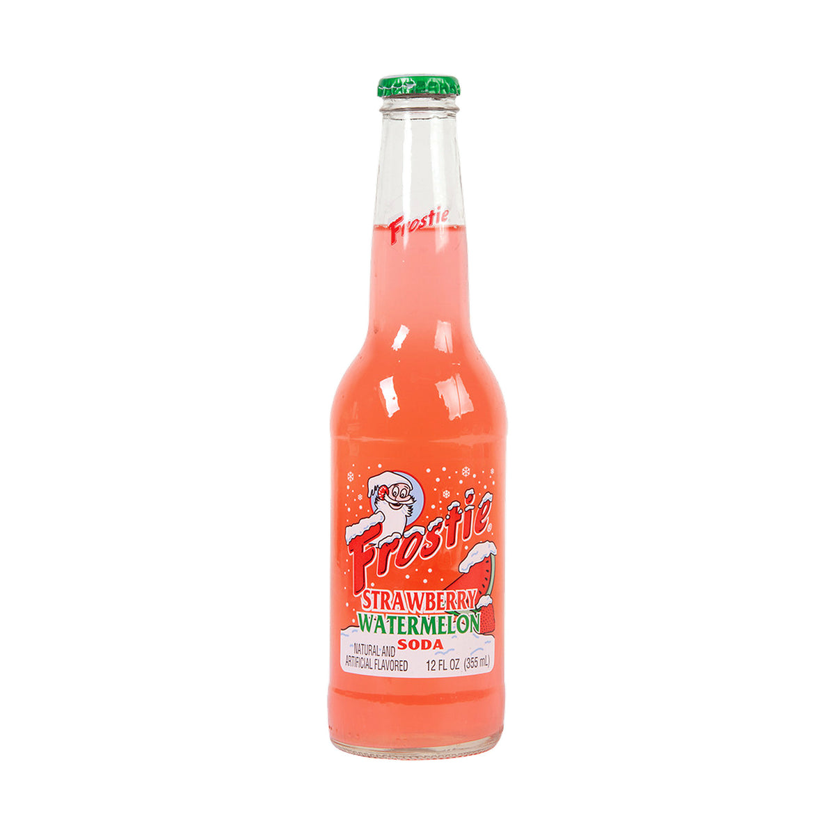 Frostie Strawberry Watermelon Soda bottle