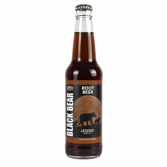 Sprecher Brewing Co Black Bear Soda Rootbeer bottle