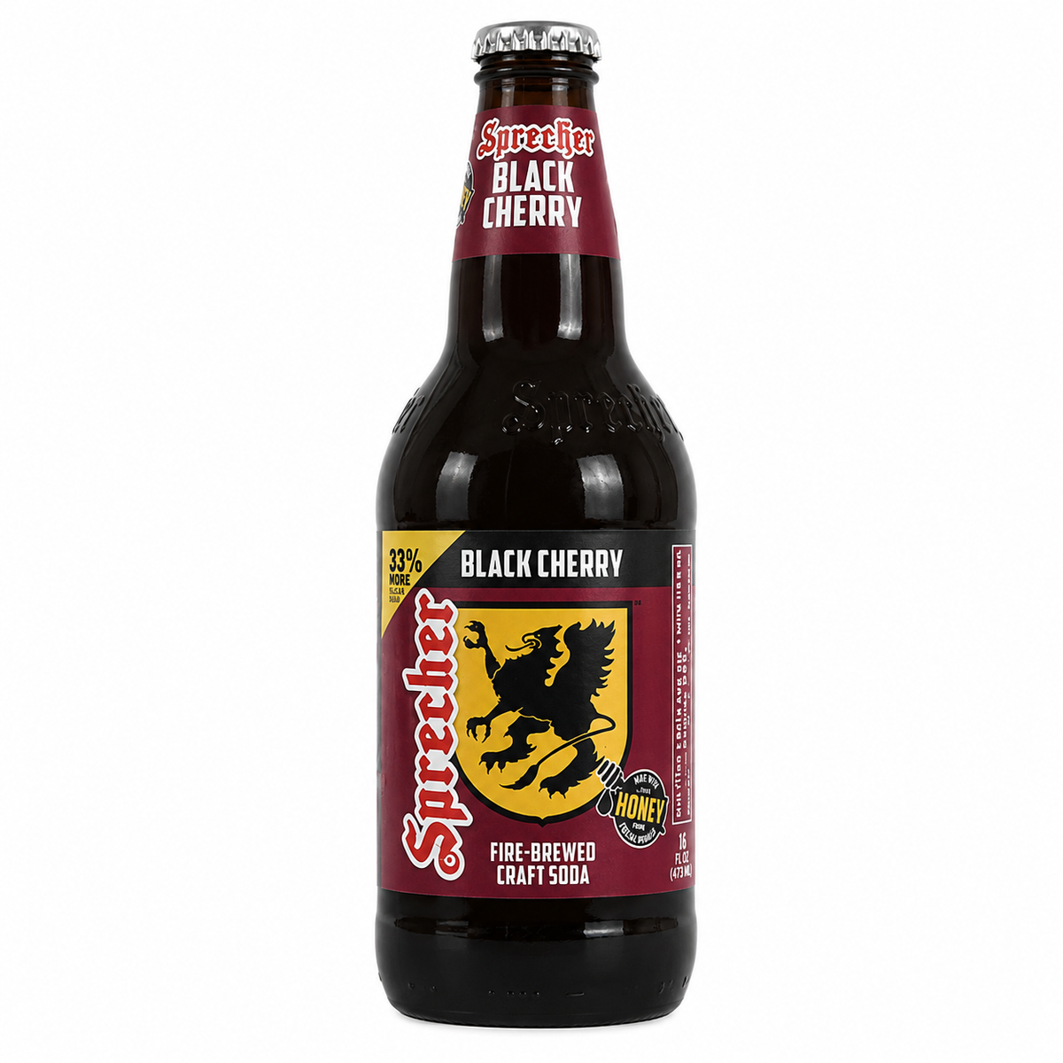 Sprecher Brewing Co Soda Blackcherry bottle