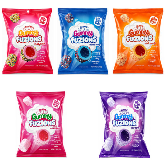 Stuffed Puffs Gummy Fuzions Variety Pack