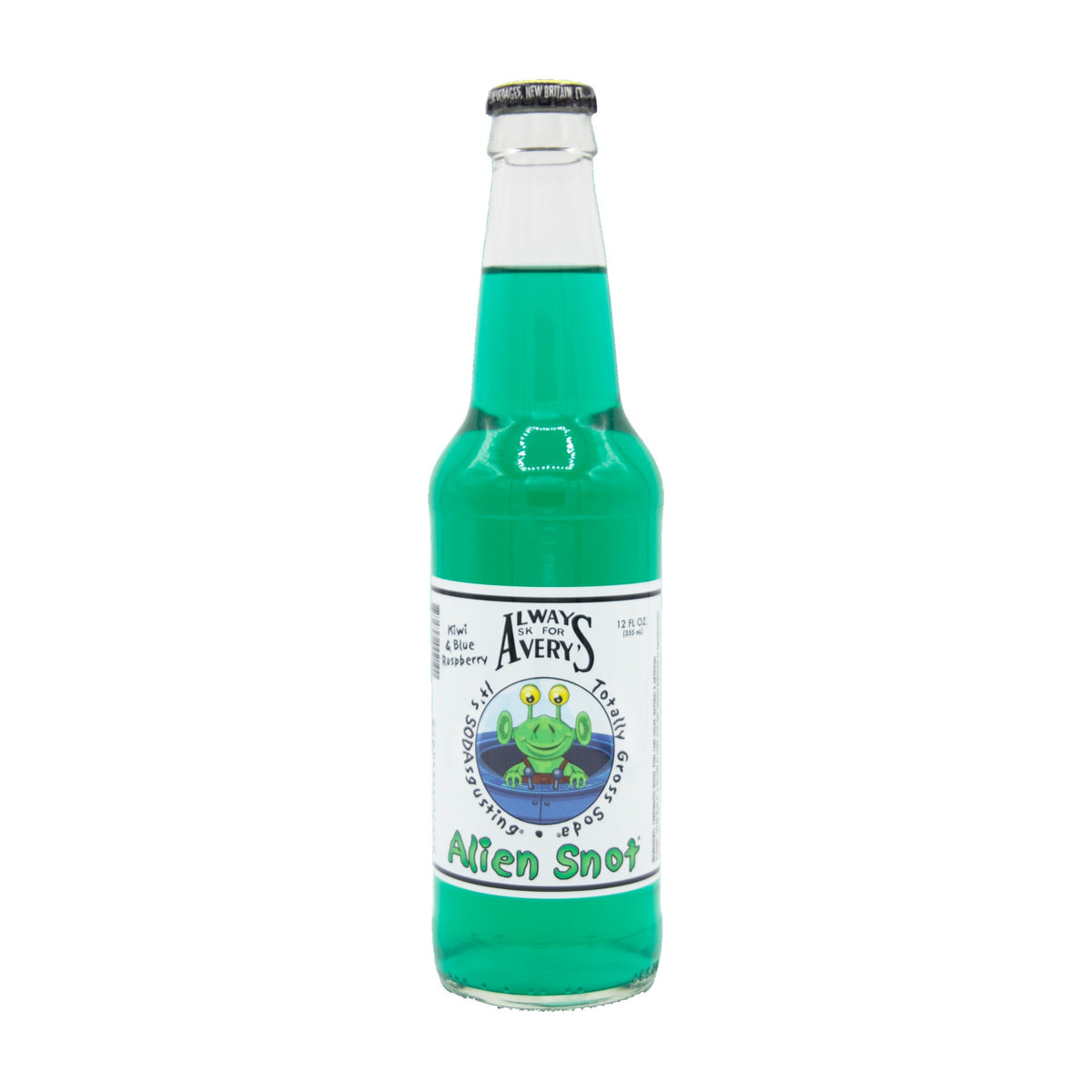 Avery's | Alien Snot Soda bottle