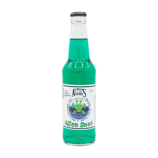 Avery's | Alien Snot Soda bottle
