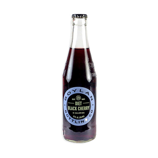 Boylan Diet Black Cherry Soda bottle
