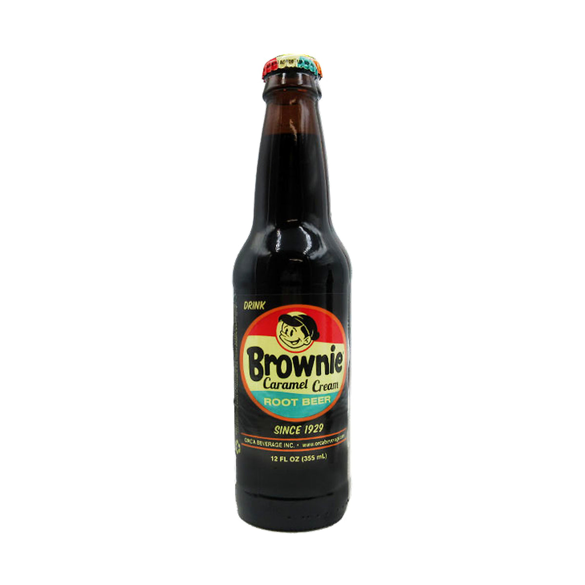 Brownie Caramel Root Beer bottle