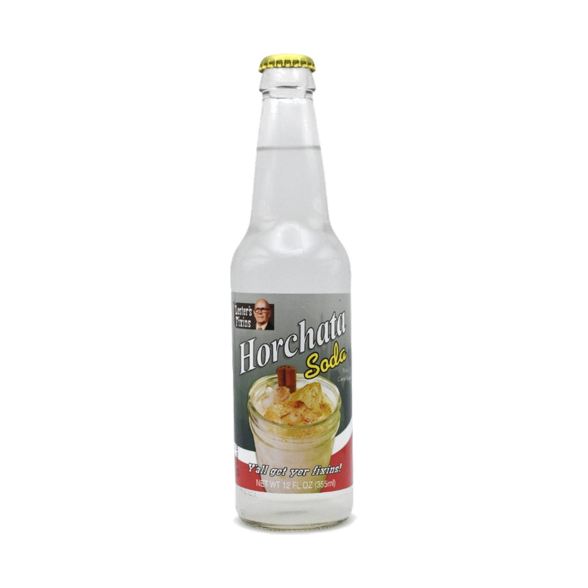 Lester's Fixins Horchata Soda bottle