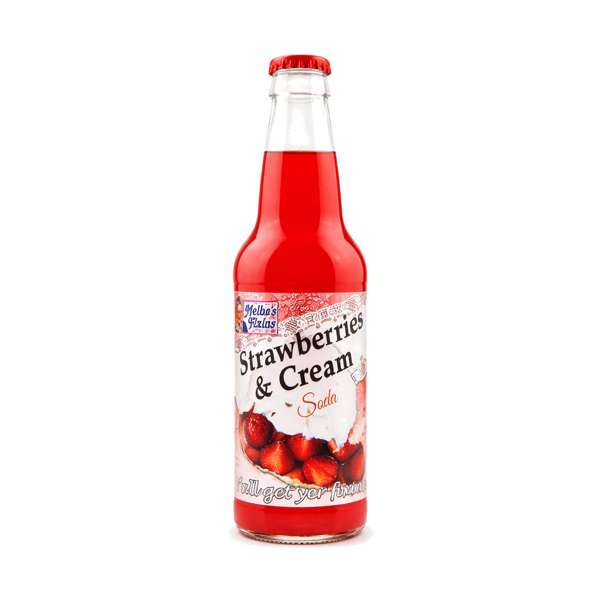 Melba's Fixins Strawberries and Cream bottle