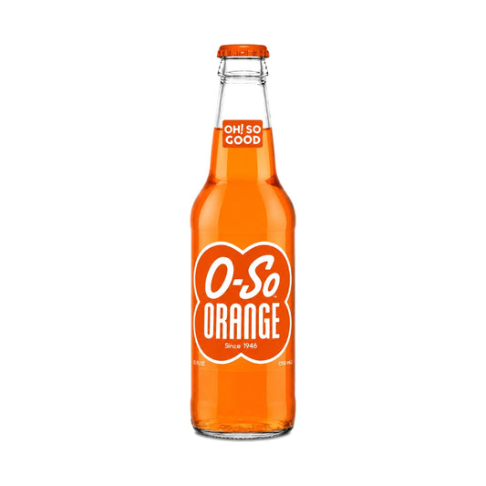 O-SO Orange Soda bottle