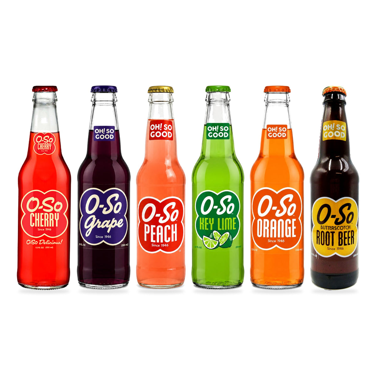 O-SO Variety 6 Pack