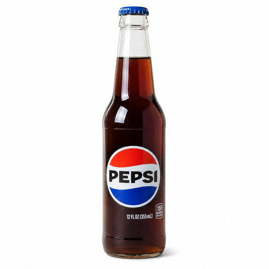 Pepsi glass bottle