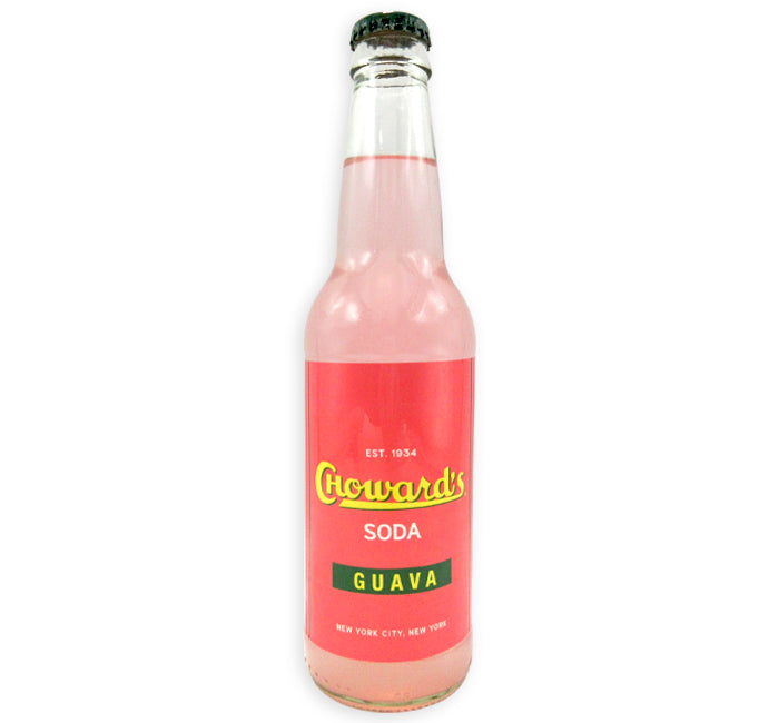 Rocket Fizz Chowards Guava Soda bottle