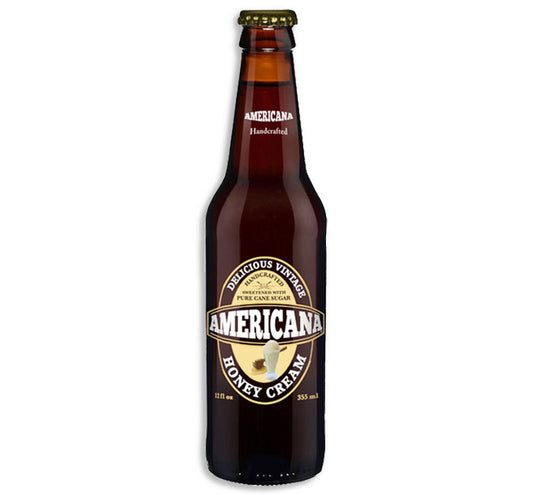 Americana Honey Cream Soda bottle