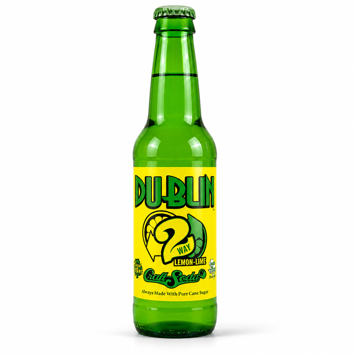 Dublin 2 Way Lemon-Lime Soda bottle
