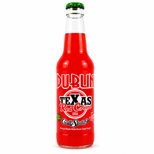 Dublin Retro Red Cream Soda bottle