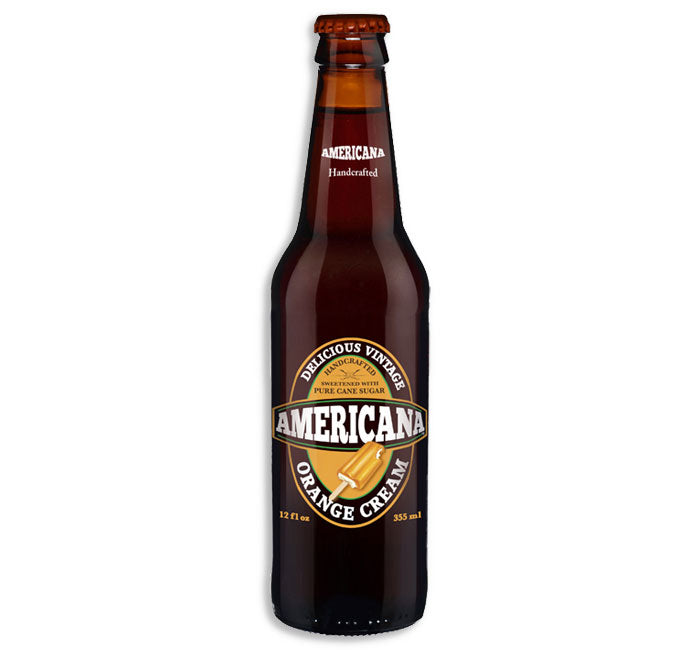 Americana Orange Cream Soda bottle