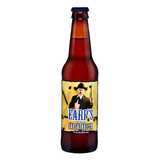 Orca Beverage Earps Sarsaparilla Soda bottle
