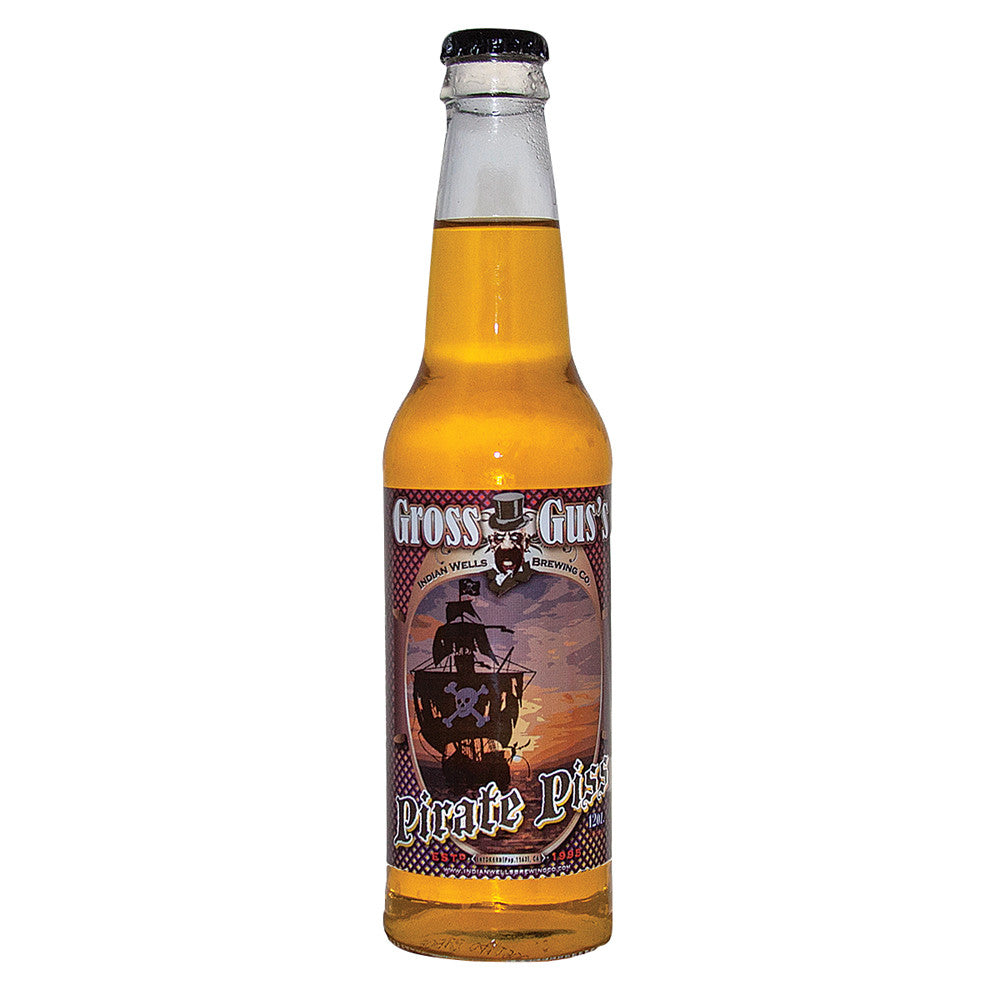 Rocket Fizz Gross Gus - Pirate Piss Soda (banana) bottle