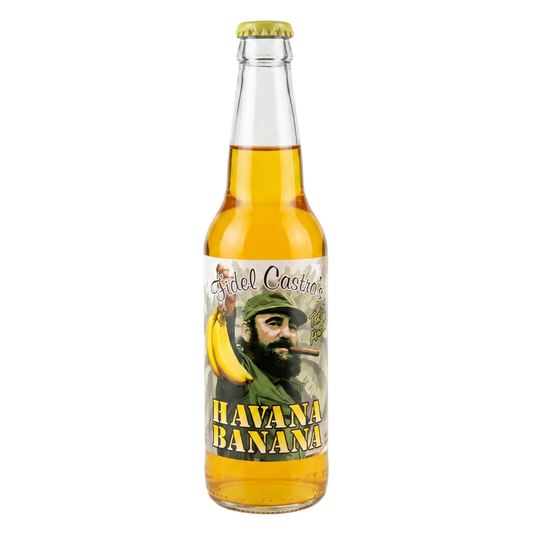 Rocket Fizz Fidel Castros Havana Banana Soda bottle