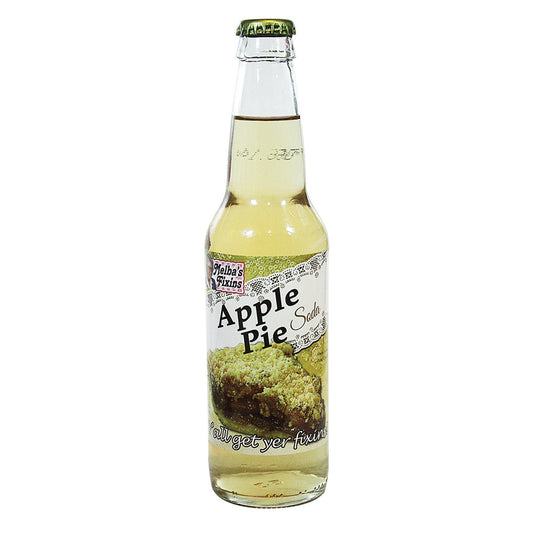 Melba's Fixins Apple Pie Soda bottle